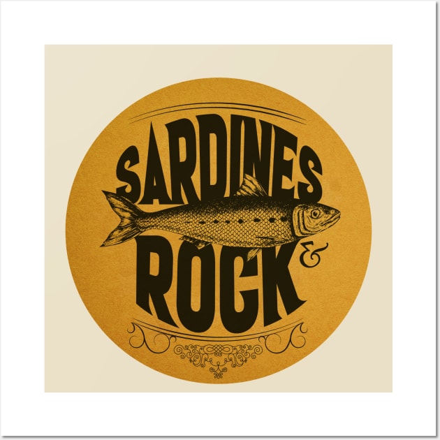 Sardines & Rock Wall Art by CTShirts